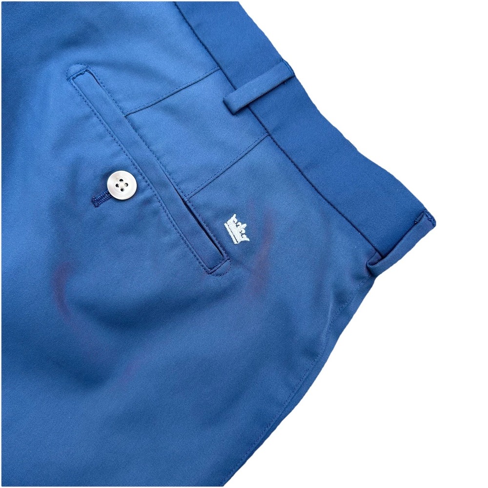 Peter Millar Shorts Mens‎ 42 Blue Wicking Chino Golf Inseam Classic Summer